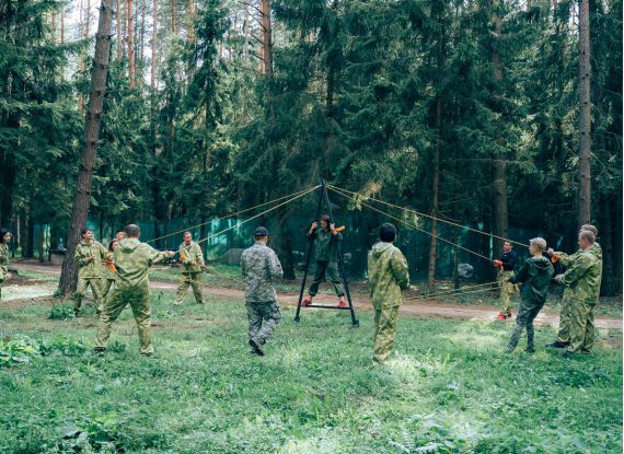 Квест На старт в загородном комплексе Шишки
